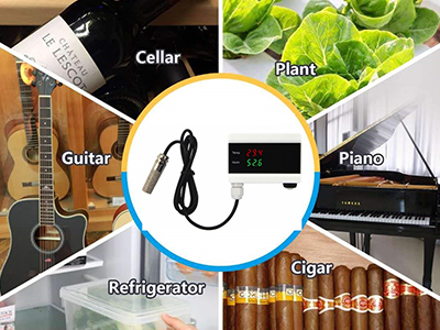 Zvakanakira tembiricha uye humidity wireless alarm system.