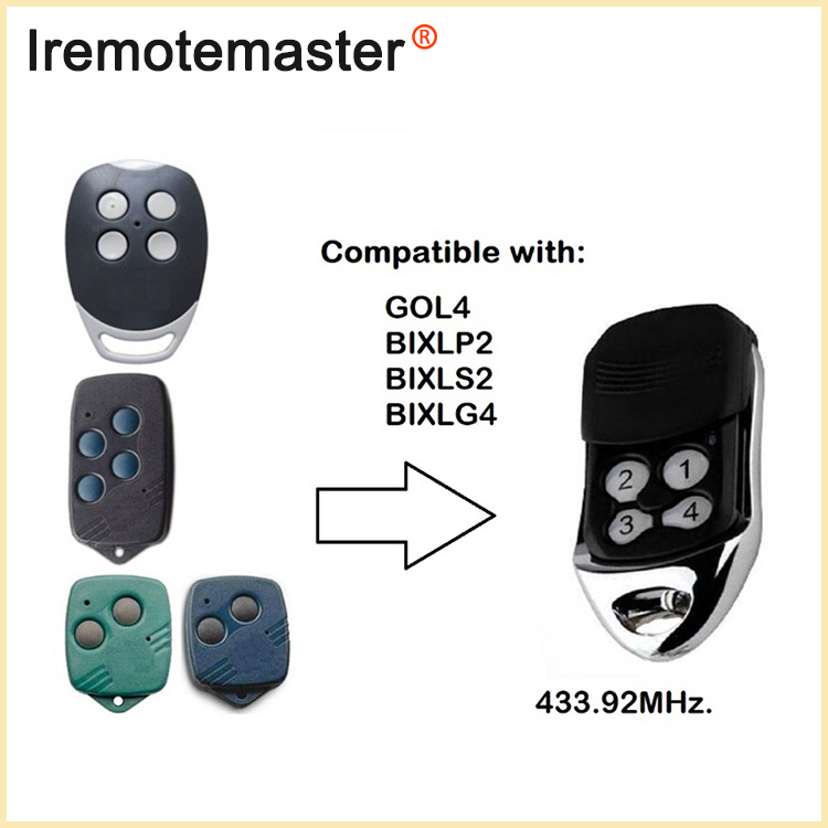 YeGOL4 Raira Garage Door Opener BIXLP2 BIXLS2 BIXLG4