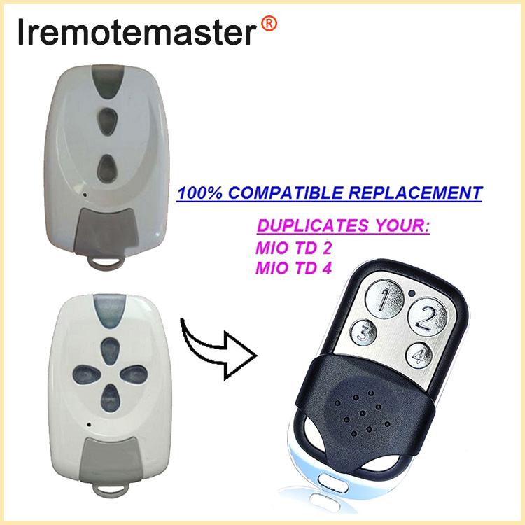 Ye MIO TR2 TR4 Garage Remote Control Rolling Code 433MHz