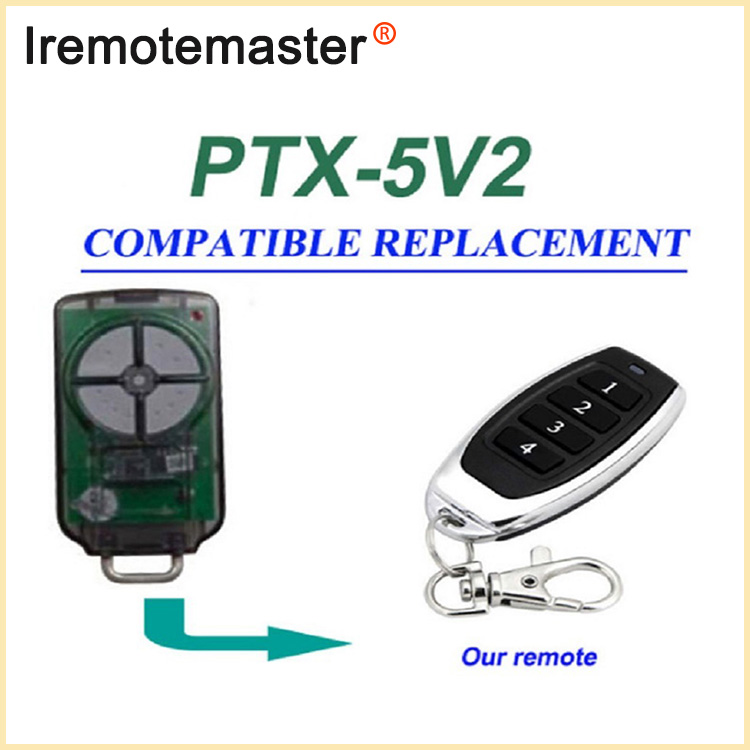 YePTX5V2 PTX-5 Garage Door Remote Replacement 433.92MHz